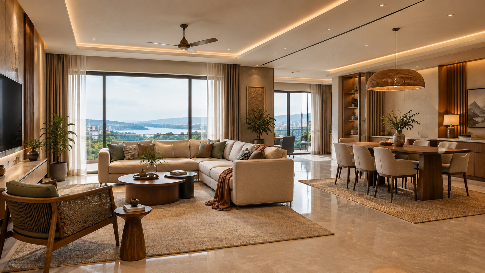 Contemporary interior designed by an Interior Designer in Assam